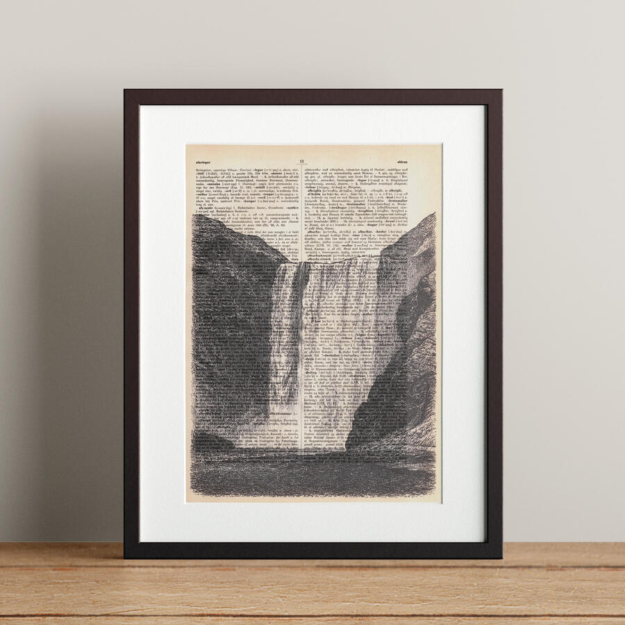 Skógafoss - 21x28.3cm - 4.900 kr
