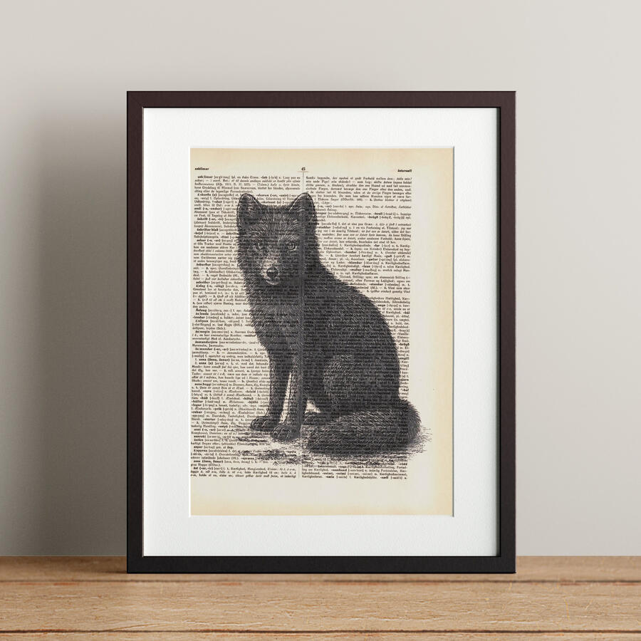 Arctic Fox - 21x28.3cm - 4.900 kr
