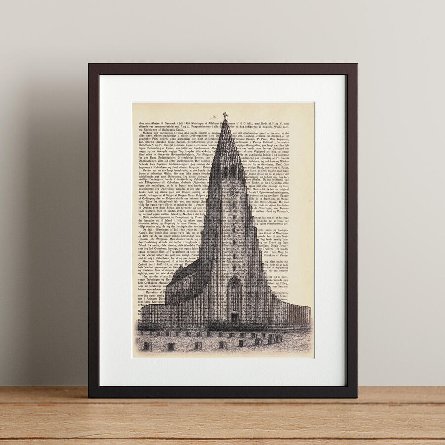 Hallgrímskirkja 21x28.3cm 5.900 kr
